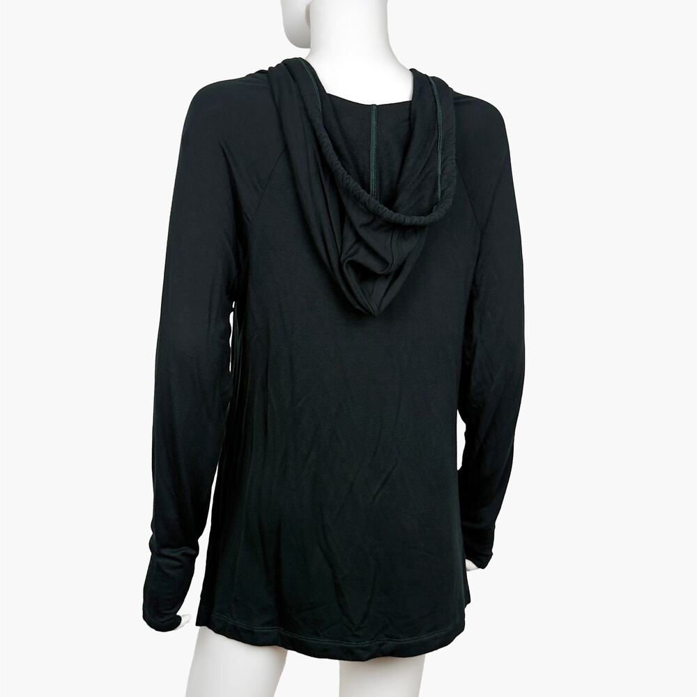 CABI Fireside Long-Sleeve Pullover Hoodie Sweatshirt (Black | Size S) - Picture 6 of 10